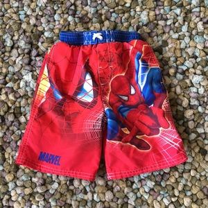 Spider-Man swim trunks